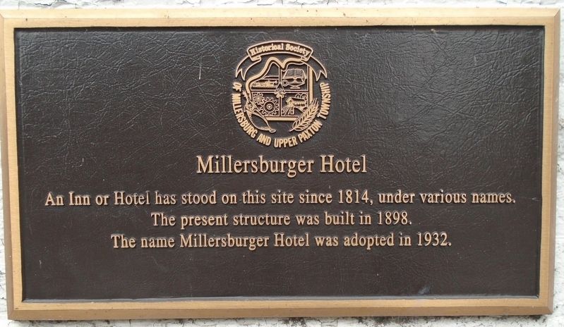 Millersburg Hotel Marker image. Click for full size.