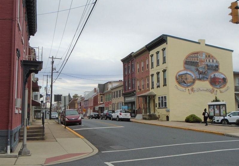 4th & Pine circa 1800's Mural. Click for full size. 4th & Pine circa 1800's Mural image. Click for full size.