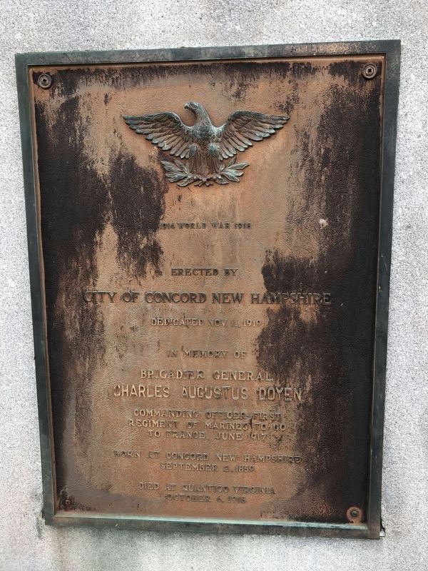 Charles Augustus Doyen Marker. Click for full size. Charles Augustus Doyen Marker image. Click for full size.