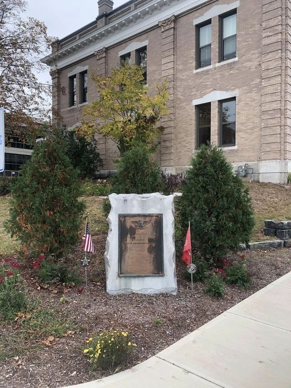 Charles Augustus Doyen Marker with original court building in the background. Click for full size. Charles Augustus Doyen Marker with original court building in the background image. Click for full size.