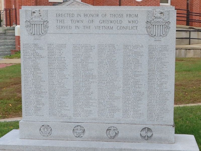 Griswold Vietnam Monument image. Click for full size.
