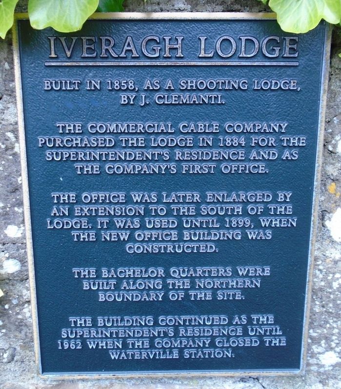 Iveragh Lodge Marker image. Click for full size.