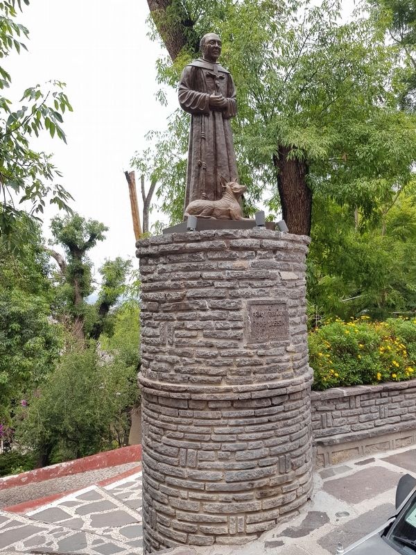 A nearby statue of Fray Bernardo de Cossin. Click for full size. A nearby statue of Fray Bernardo de Cossin image. Click for full size.