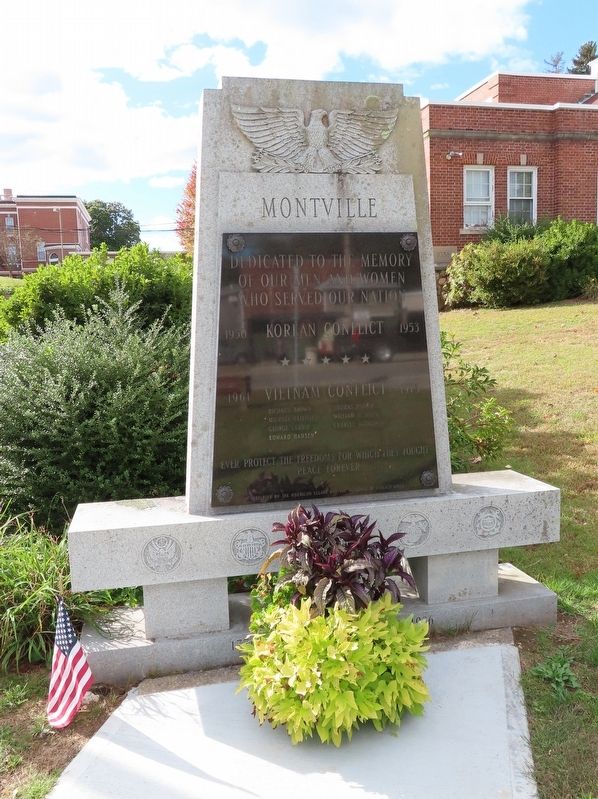 Montville Veterans Memorial. Click for full size. Montville Veterans Memorial image. Click for full size.