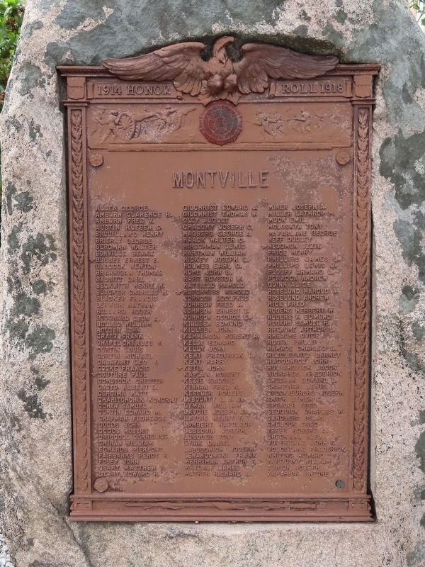 Montville Honor Roll. Click for full size. Montville Honor Roll image. Click for full size.