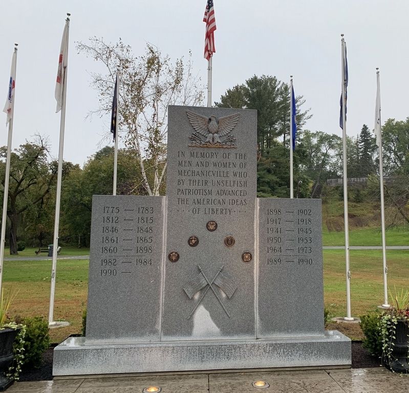 Mechanicville Veterans Memorial. Click for full size. Mechanicville Veterans Memorial image. Click for full size.
