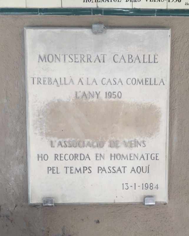 Montserrat Caball� Marker image. Click for full size.
