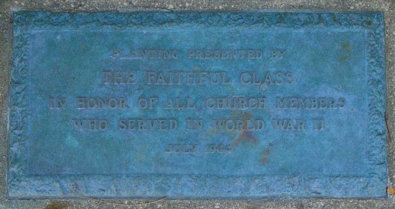 Stroudsburg United Methodist Church World War II Memorial. Click for full size. Stroudsburg United Methodist Church World War II Memorial image. Click for full size.