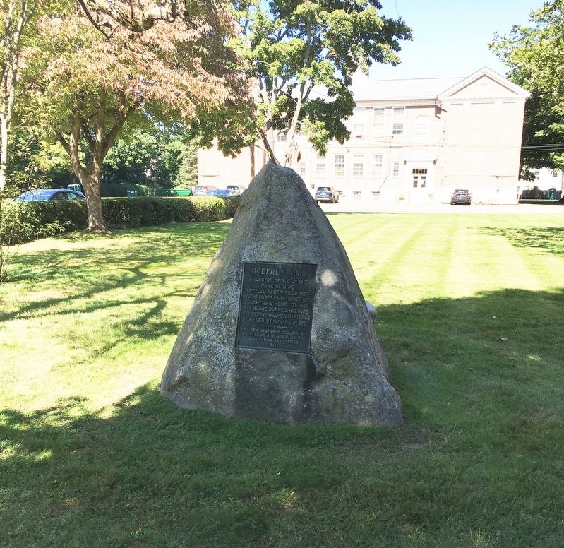 Godfrey Nims Marker. Click for full size. Godfrey Nims Marker image. Click for full size.
