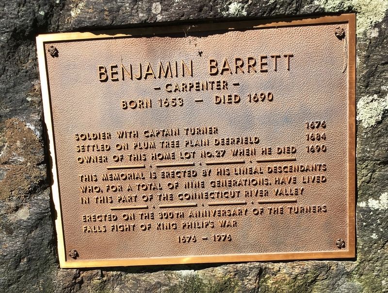 Benjamin Barrett Marker image. Click for full size.