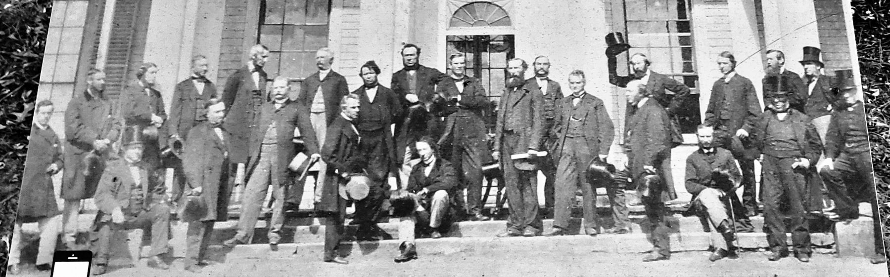 Marker background photo: Fathers of Confederation image. Click for full size.
