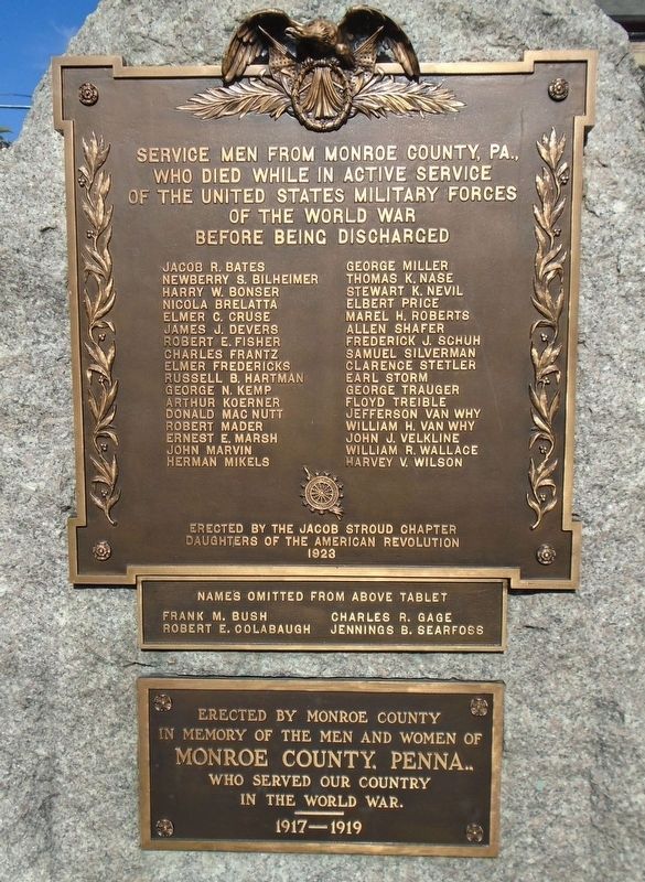 Monroe County World War Memorial image. Click for full size.
