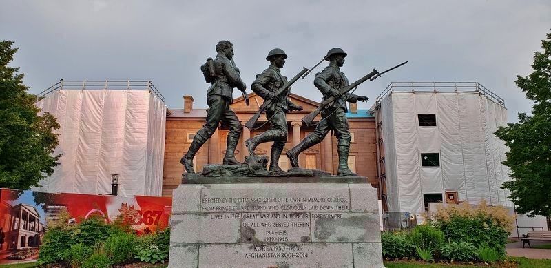 Prince Edward Island War Memorial image. Click for full size.