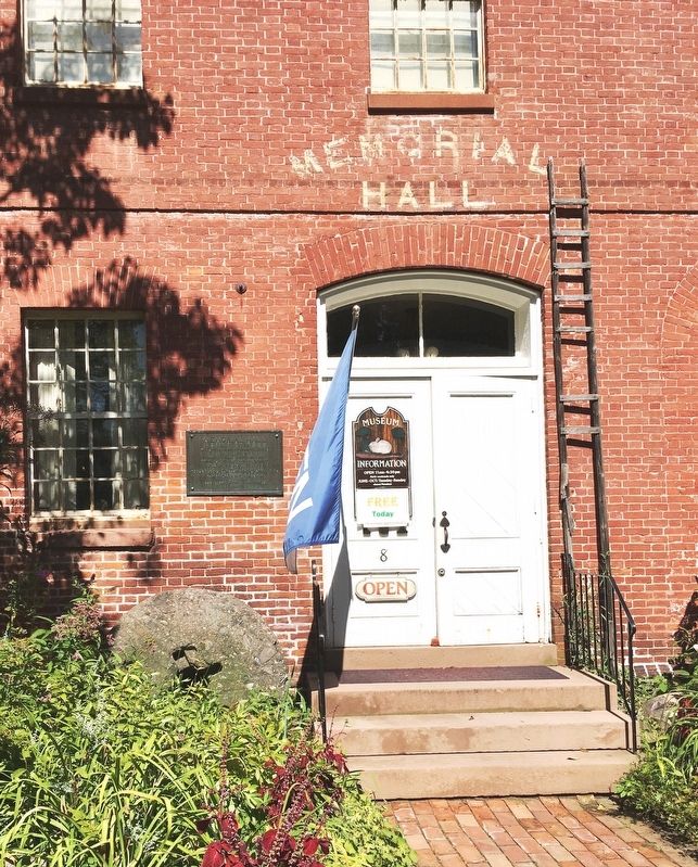 Memorial Hall Marker image. Click for full size.