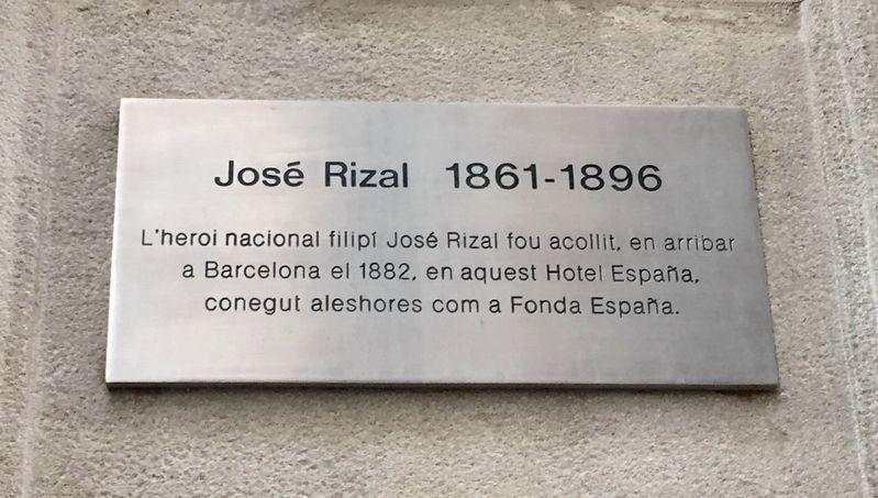 Jos Rizal Marker image. Click for full size.