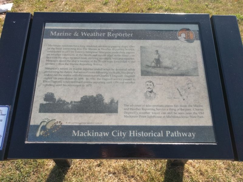 Marine & Weather Reporter Marker. Click for full size. Marine & Weather Reporter Marker image. Click for full size.