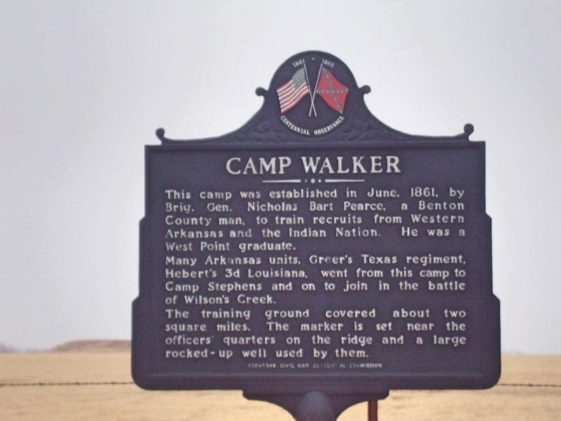 Camp Walker Marker image. Click for full size.