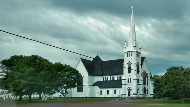 St. Malachy�s Church / �glise St. Malachy<br>(<i>3/4 km east of marker on Anderson Road</i>) image. Click for full size.