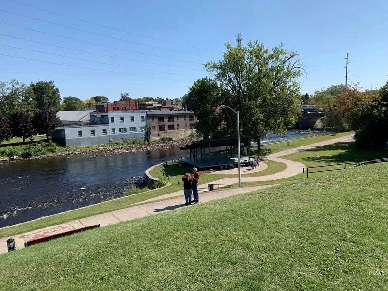 Looking Upstream from Marker image. Click for full size.