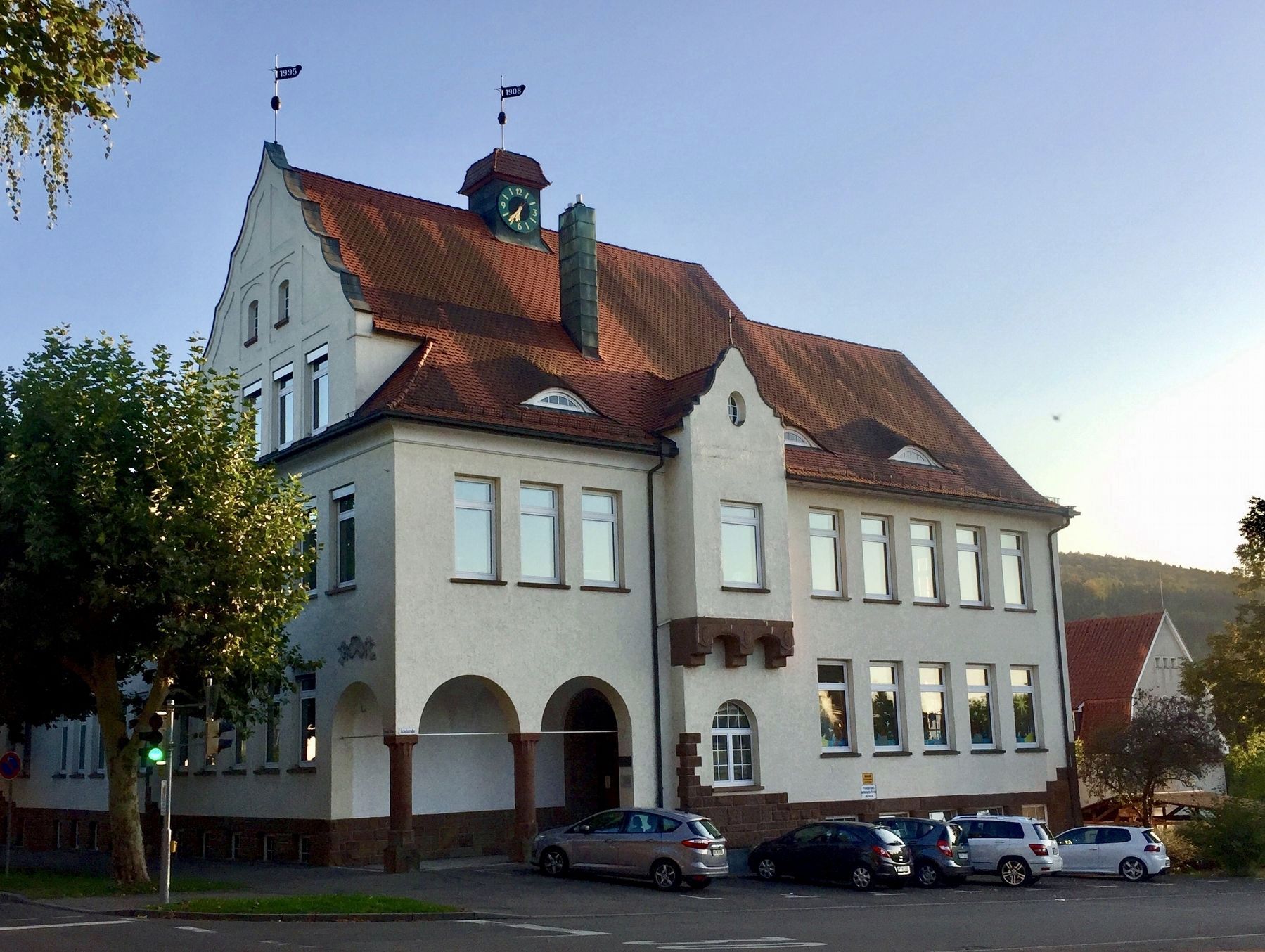 The Third School in Plderhausen / Das 3. Schulhaus in Plderhausen Marker image. Click for full size.