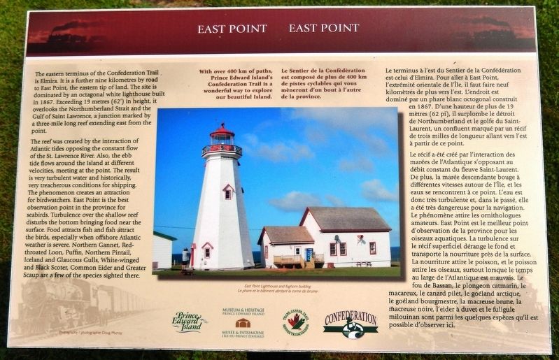 East Point Marker. Click for full size. East Point Marker image. Click for full size.