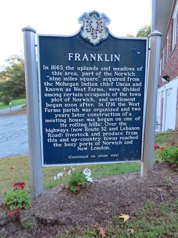 Franklin Marker. Click for full size. Franklin Marker image. Click for full size.