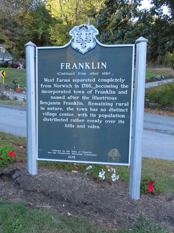Franklin Marker. Click for full size. Franklin Marker image. Click for full size.