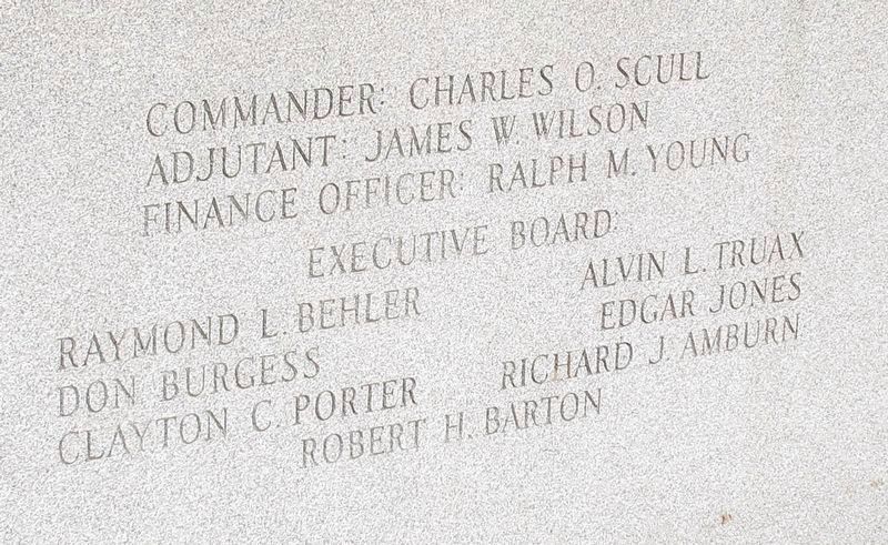 Muncie American Legion Veterans Memorial. Click for full size. Muncie American Legion Veterans Memorial image. Click for full size.