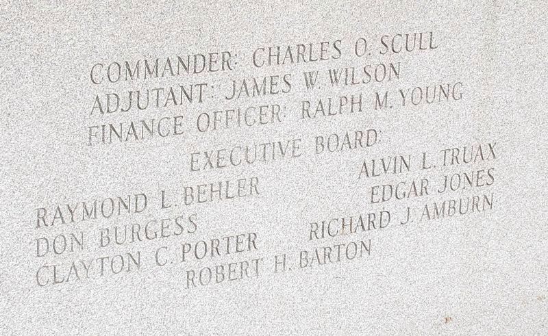 Muncie American Legion Veterans Memorial image. Click for full size.