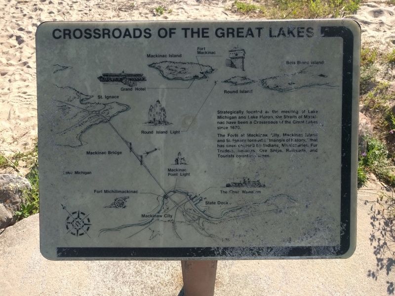 Crossroads of the Great Lakes Marker image. Click for full size.