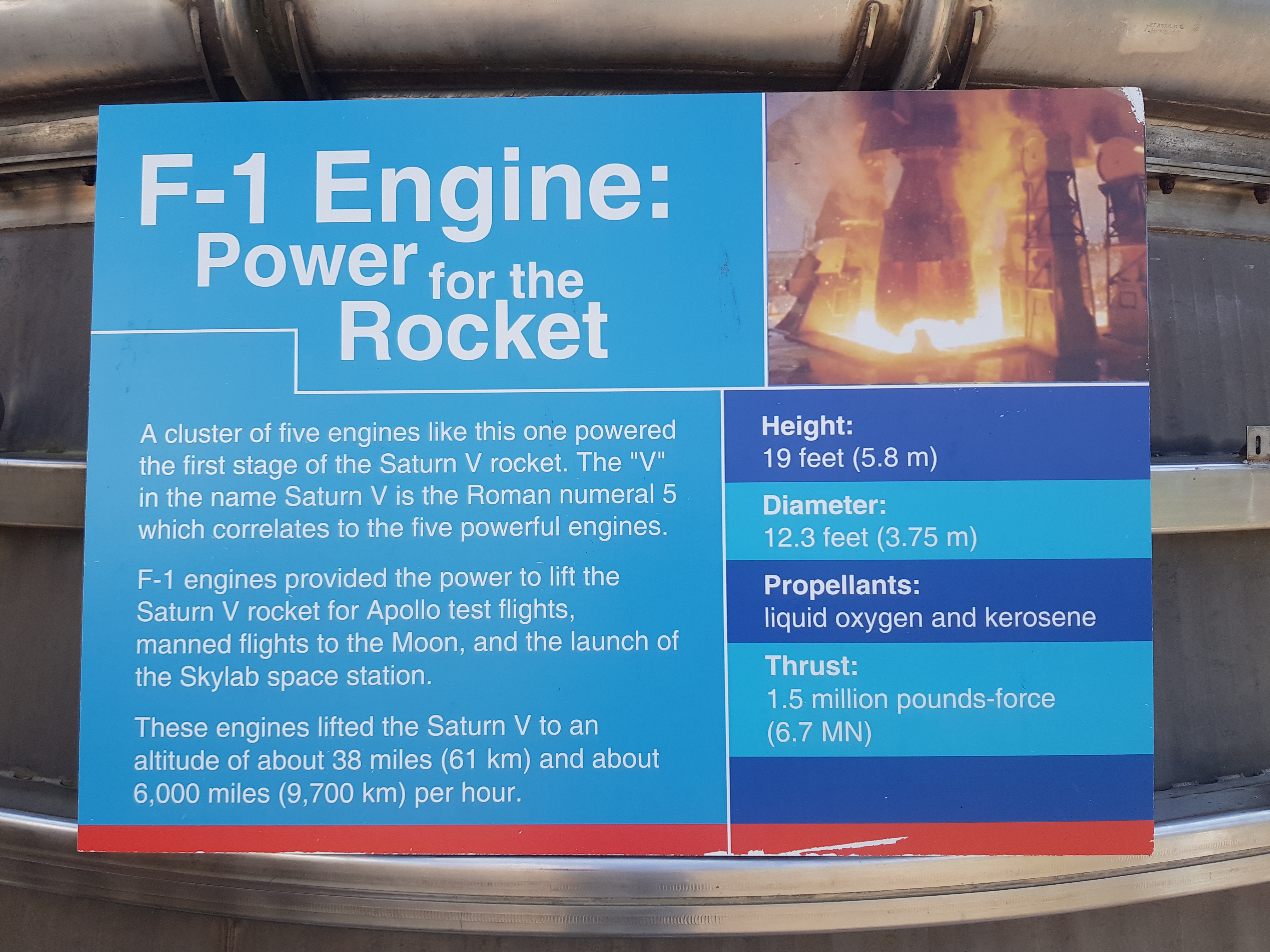 F-1 Engine: Power for the Rocket Marker