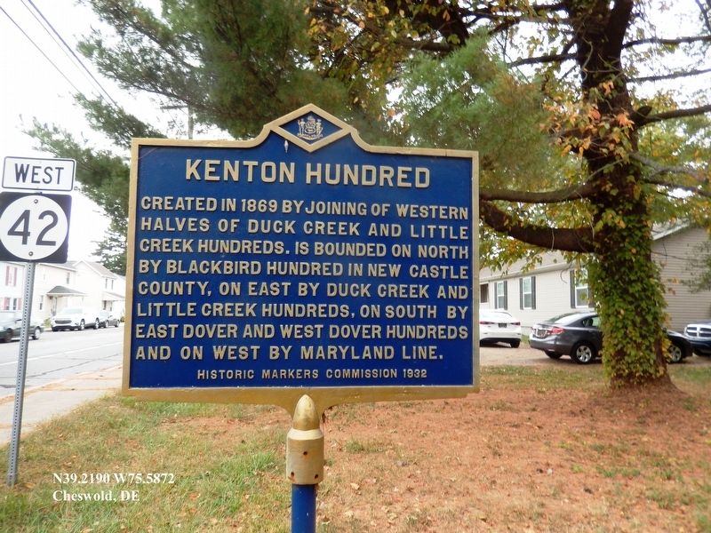 Kenton Hundred Marker image. Click for full size.