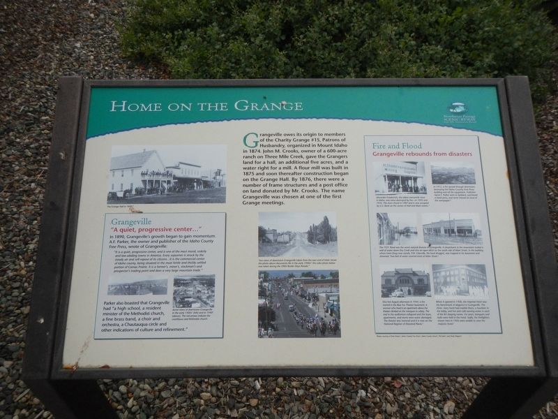 Home on the Grange Marker image. Click for full size.