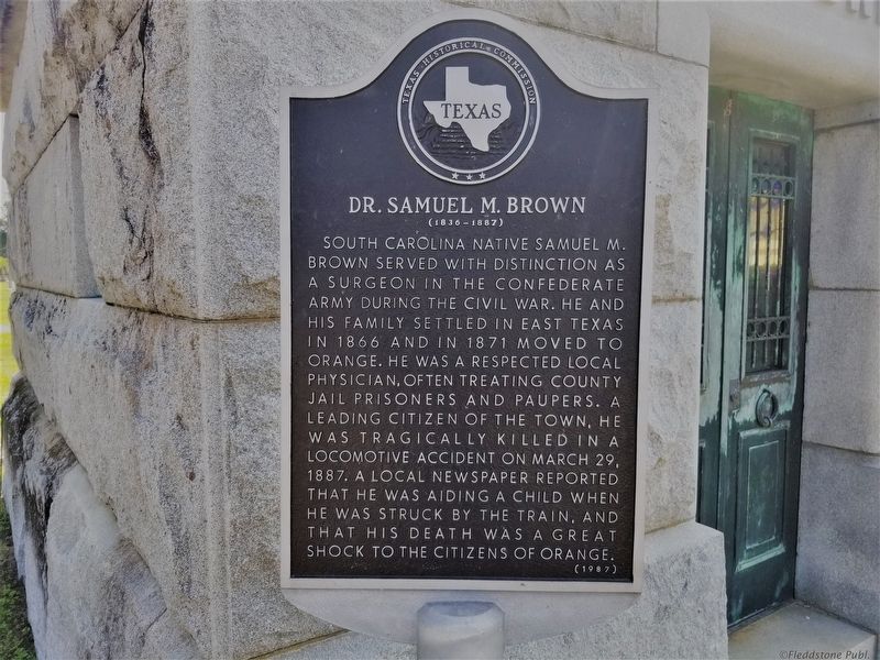 Dr. Samuel M. Brown Marker image. Click for full size.