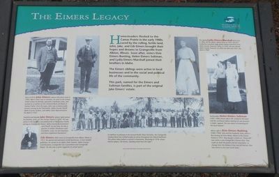 The Eimers Legacy Marker image. Click for full size.