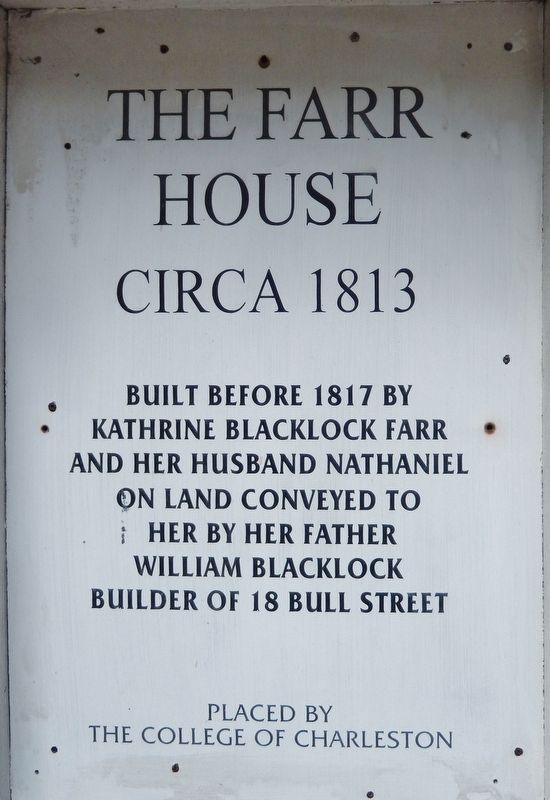 The Farr House Marker image. Click for full size.