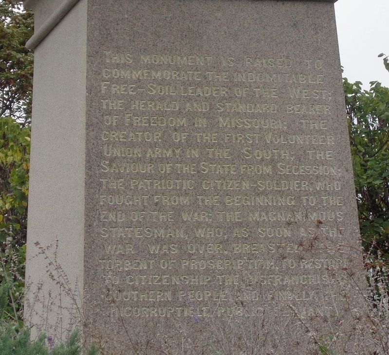 Frank P. Blair, Jr. Marker image. Click for full size.