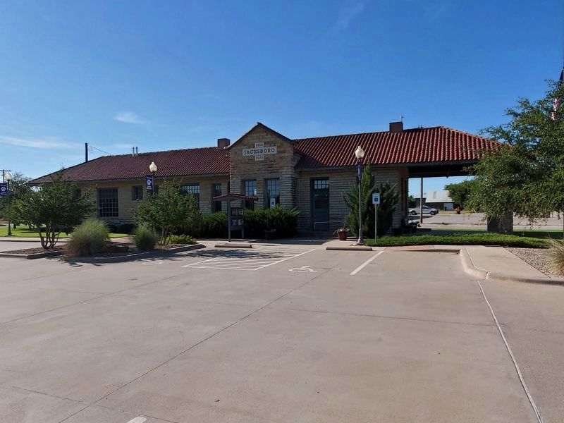Former Gulf, Texas & Western Railroad Depot image. Click for full size.