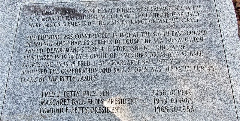 W.A. McNaughton Building Marker. Click for full size. W.A. McNaughton Building Marker image. Click for full size.