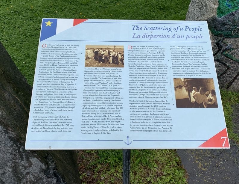 The Scattering of a People Marker image. Click for full size.