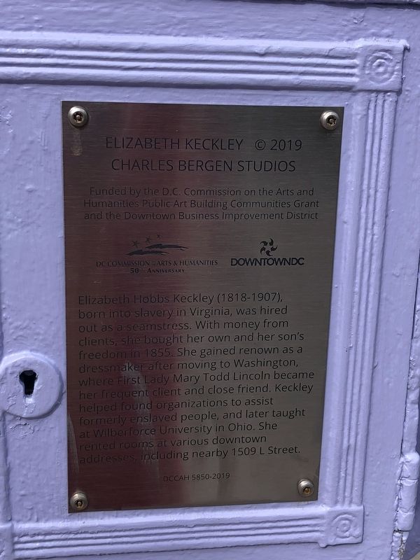 Elizabeth Keckley Marker image. Click for full size.