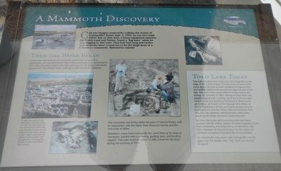 A Mammoth Discovery Marker image. Click for full size.