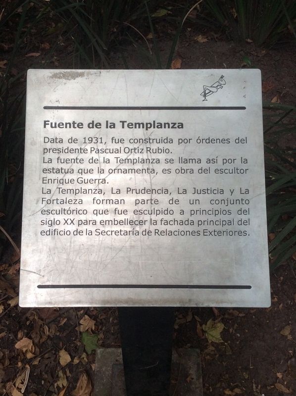 Temperance Fountain Marker. Click for full size. Temperance Fountain Marker image. Click for full size.