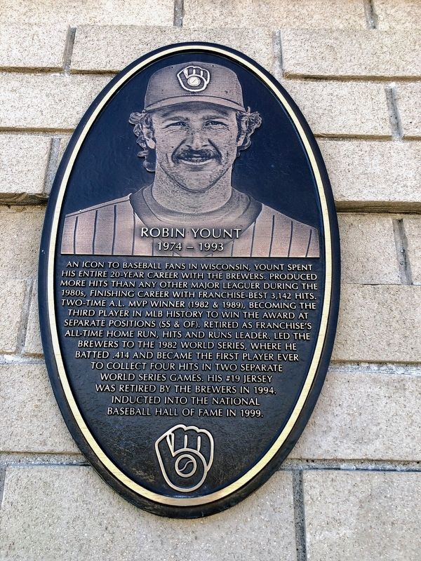 Robin Yount Marker image. Click for full size.