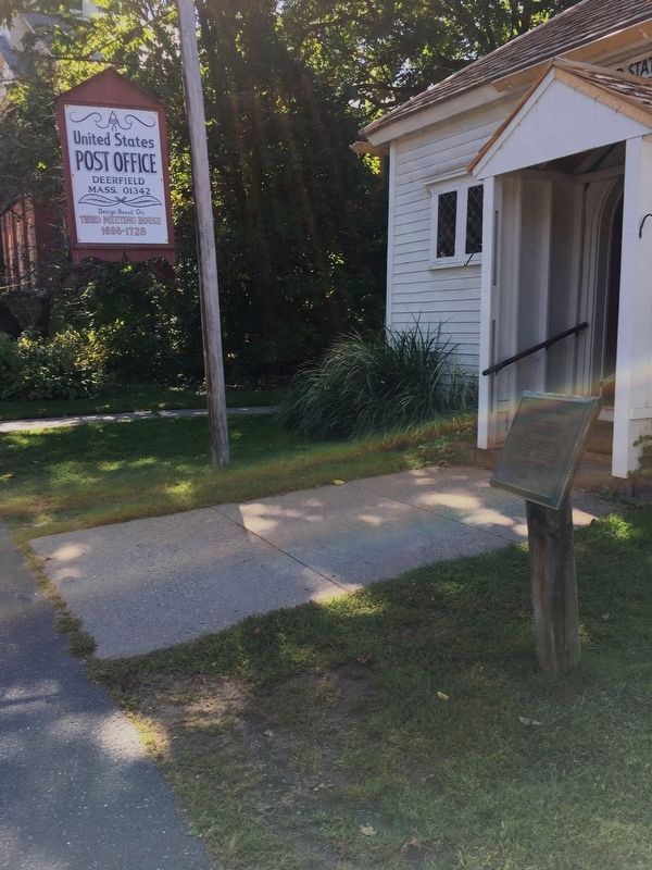 Old Deerfield Village Marker. Click for full size. Old Deerfield Village Marker image. Click for full size.