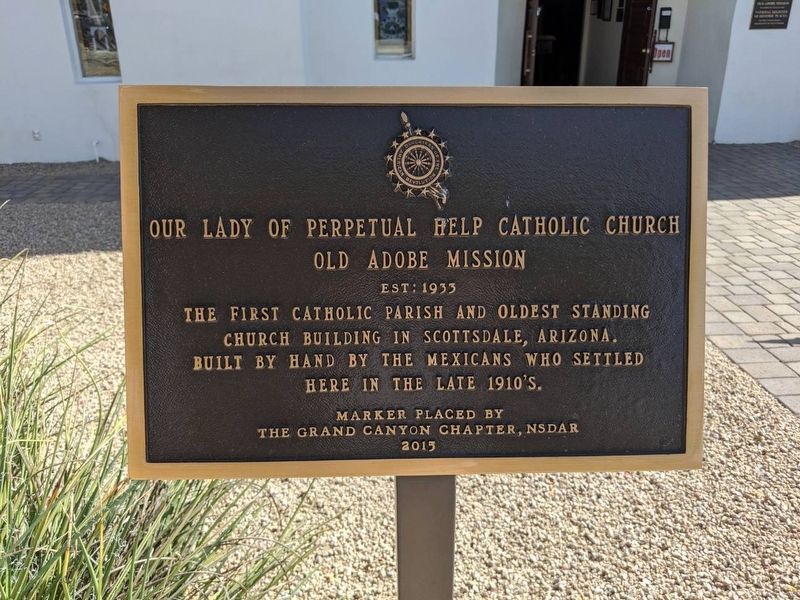Our Lady of Perpetual Help Catholic Church Marker image. Click for full size.