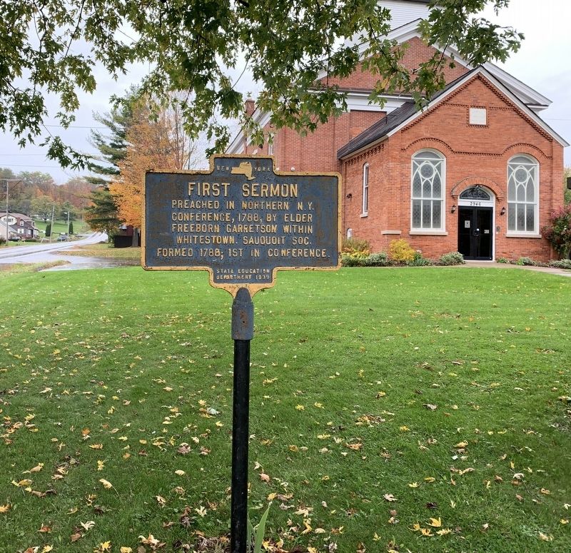 First Sermon Marker. Click for full size. First Sermon Marker image. Click for full size.