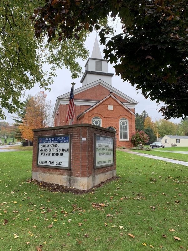 Sauquoit United Methodist Church. Click for full size. Sauquoit United Methodist Church image. Click for full size.