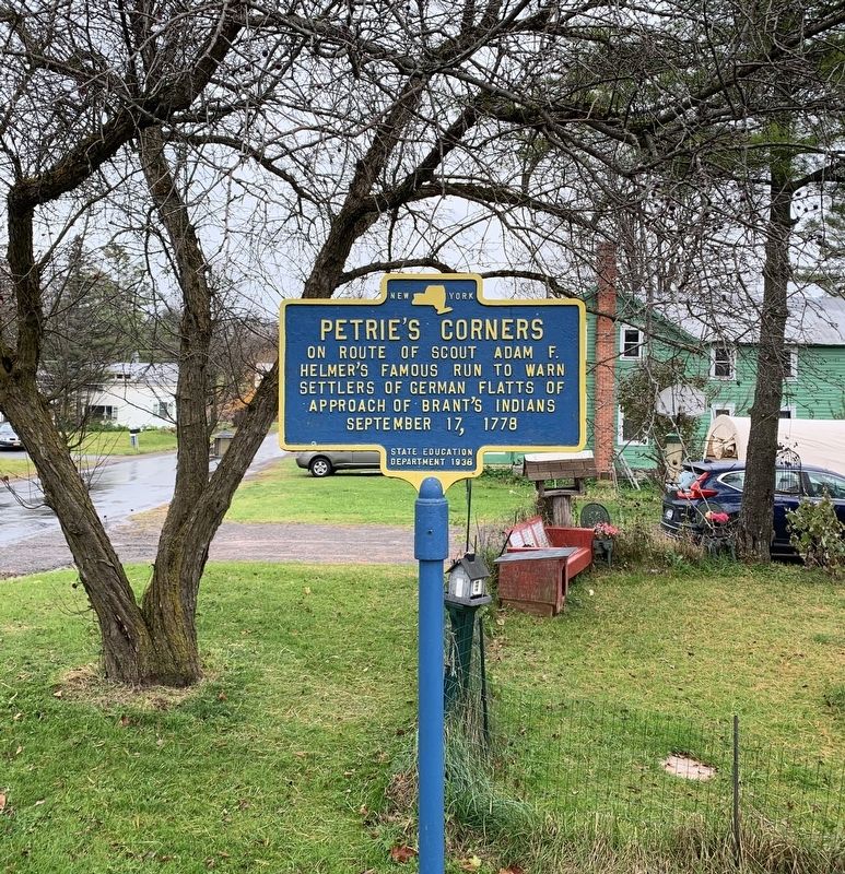 Petries Corners Marker image. Click for full size.