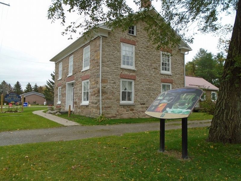 Canada's First Glassworks Marker image. Click for full size.
